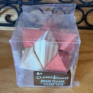 Classic Games Puzzles Brain Teaser 3D Interlocking Real Wooden Casse-Tete